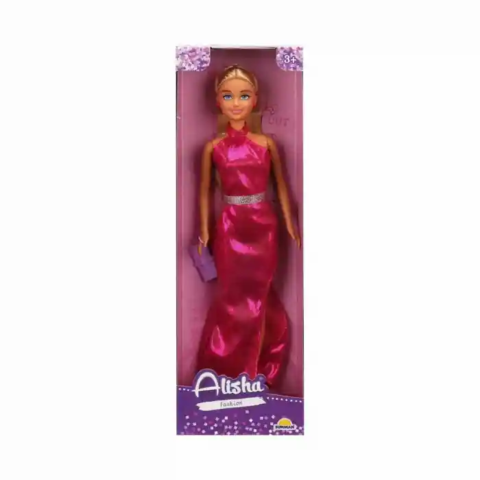 3394 NessiWorld-RST-SIS- Gece Elbiseli Bebek Set 2Asortili