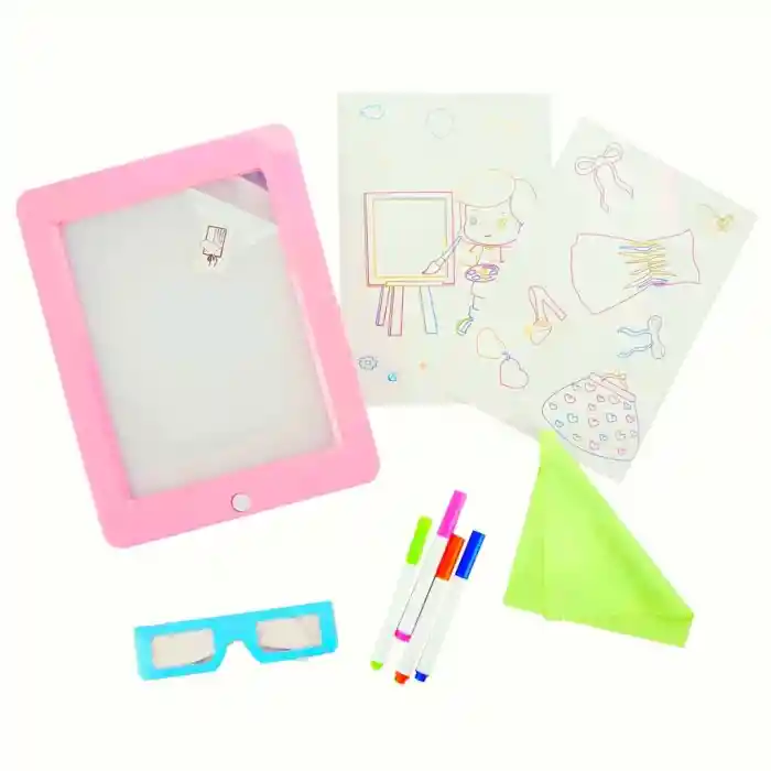 3D Doodle Sihirli Pembe Yazı Tahtası