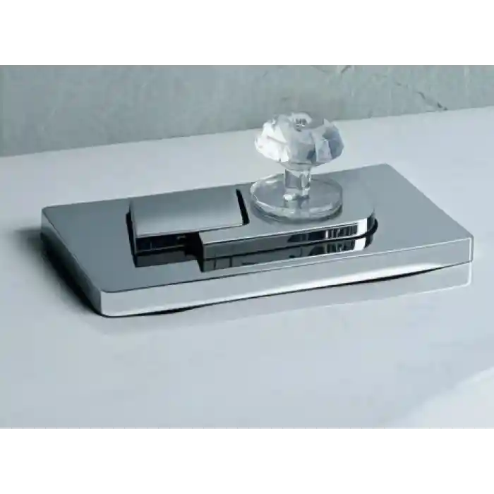 4 Adet Kristal Tasarımlı Çok Amaçlı Yapışkanlı Tutacak Buton