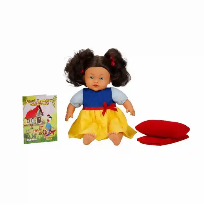 40022 Bebelou Uykudan Önce Bebeği Masal Anlatan Pamuk Prenses Ve Yedi Cüceler 40 cm