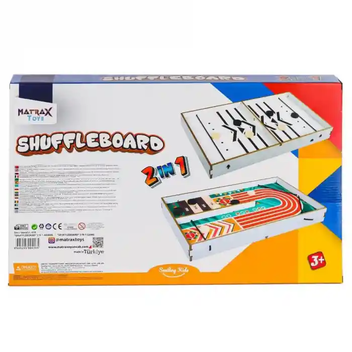 416 Shuffleboard Oyunu 2IN1 -Akçiçek Oyuncak