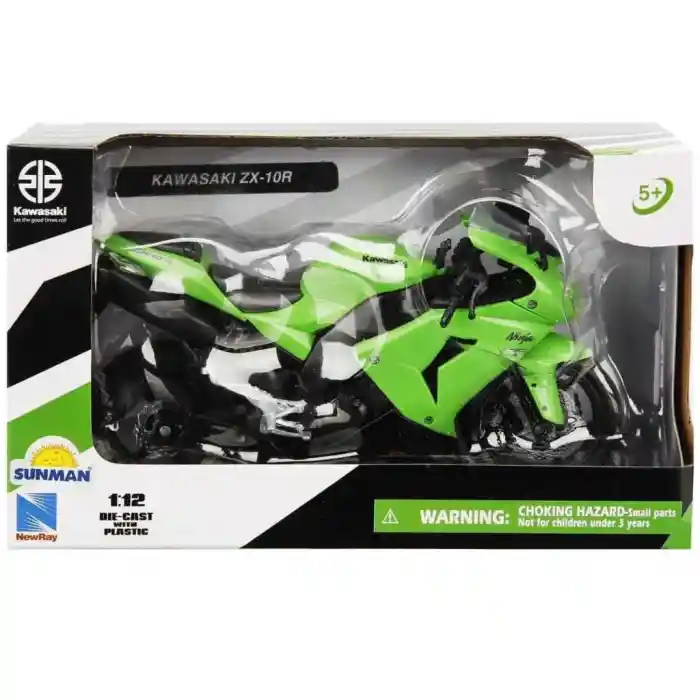 42447 NessiWorld-Kawasakı  ZX-10R 2006 Yeşil 1:12