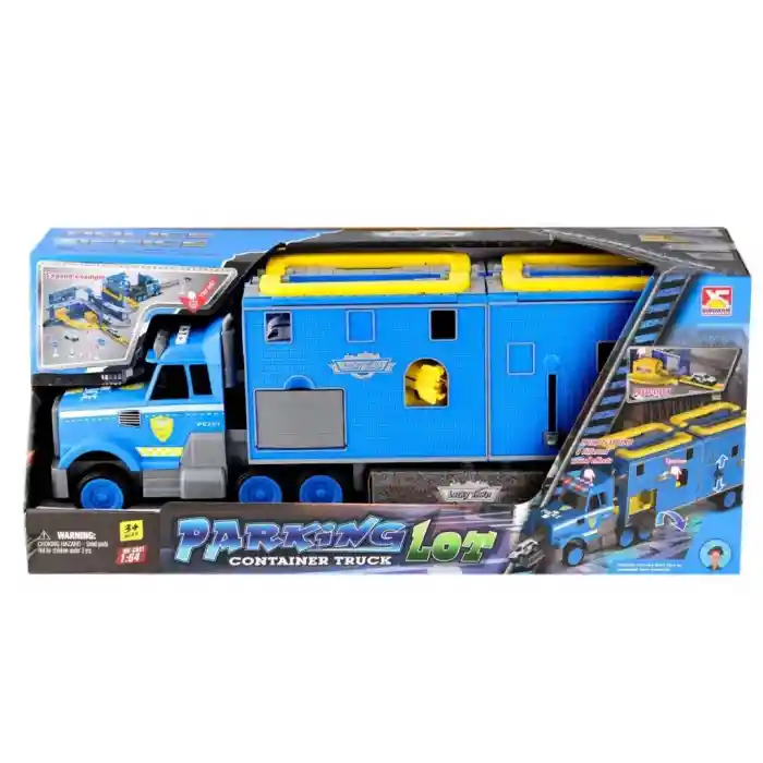 4345 Sesli Işıklı Transporter Garaj Seti