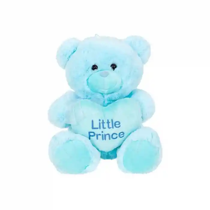 4763 Peluş Ayı Prens ve Prenses Kalpli Ayı 45 cm