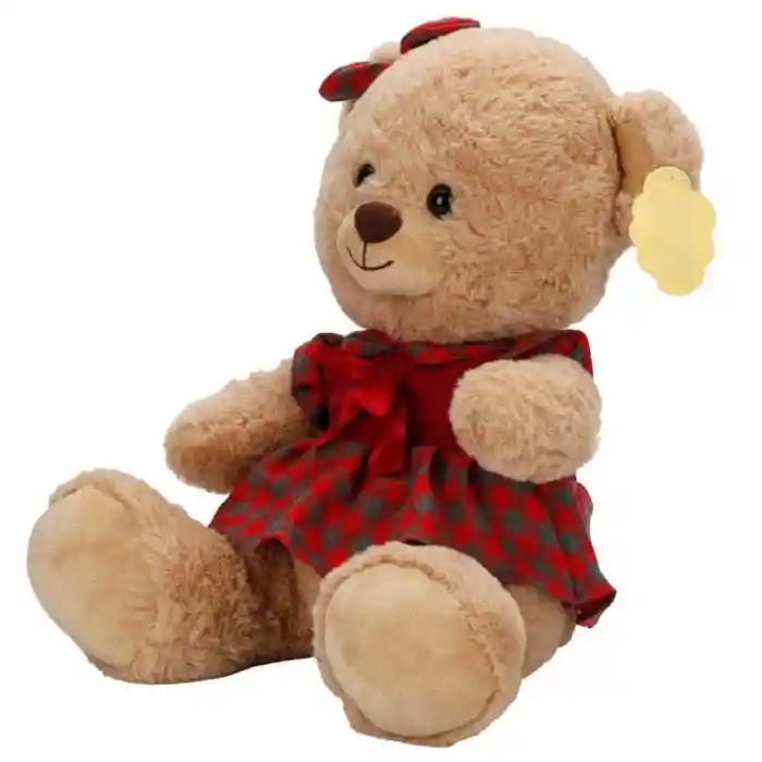 4810 PELUŞ AYI ELBİSELİ 32CM 2A