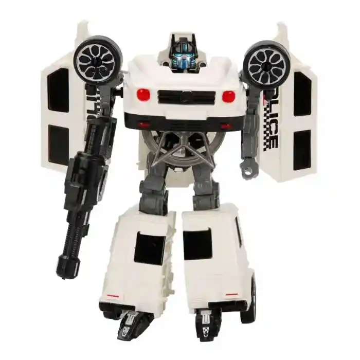 5039 NessiWorld-YFN-ROBOT TRANSFORMER POLICE-G/FAST FLAME 2R 2A