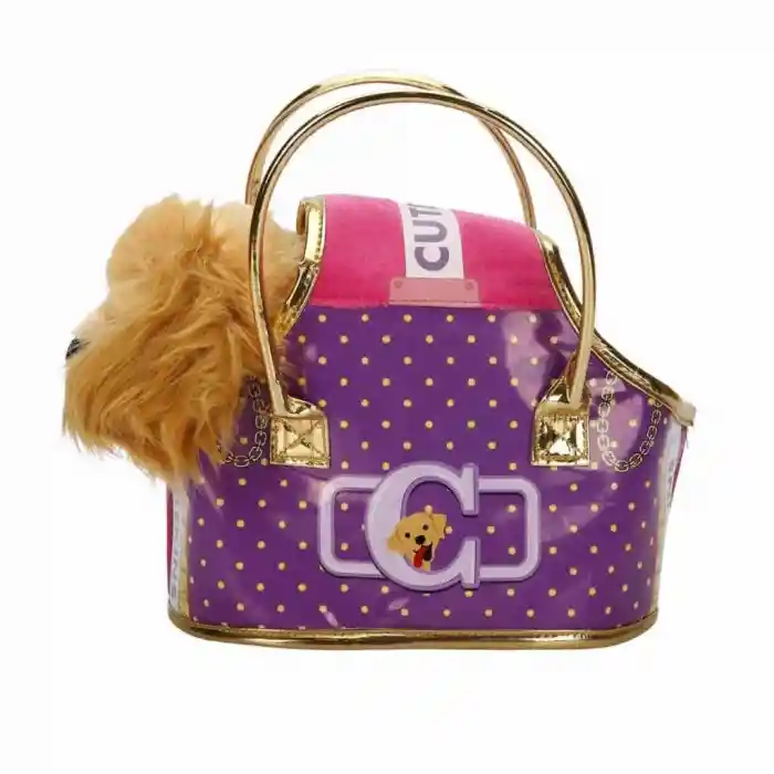 50585 Taşıma Çantalı Peluş Köpek -NessiWorld