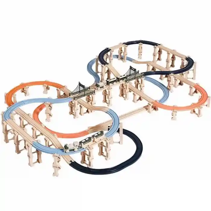 5098 NessiWorld-NessiWorldman S00005098 - Tren  Set Klasik- 327 Parça