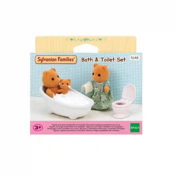 5148 Sylvanian Families Banyo ve Tuvalet Seti (figürler dahil değildir) +3 yaş