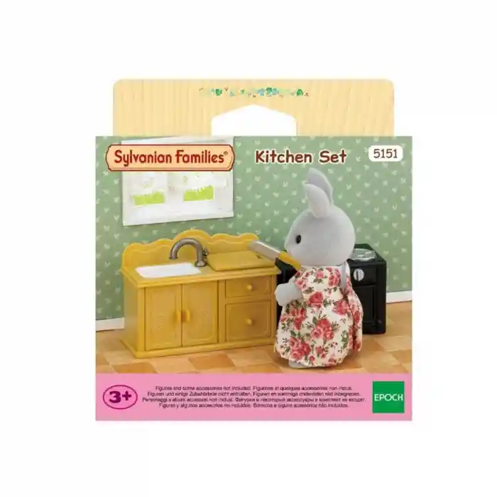 5151 Sylvanian Families Mutfak Lavabo Seti (figürler dahil değildir) +3 yaş