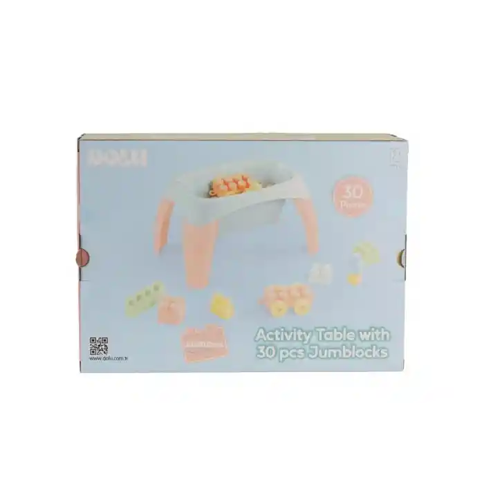 5211 OYUNCAK AKTİVİTE OYUN MASASI 30 PARÇA MEGA BLOK