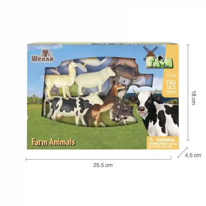 5901-5903-5904 Kutulu 12 parça Hayvan Seti