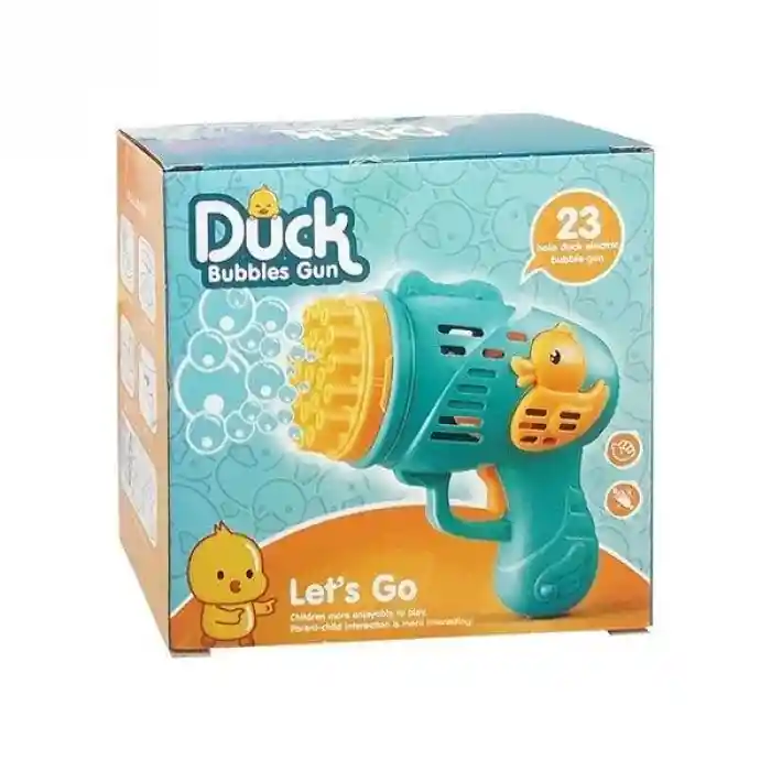 6051 ÖRDEKLİ PİLLİ KÖPÜK TABANCA MAVİ -KYM