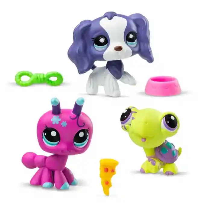 6469 NessiWorld-Littlest Pet Shop NessiWorldşler 3’lü Figür Setİ