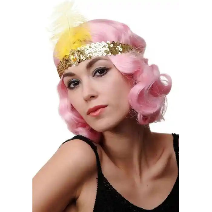 70 ler 80 ler 90 lar Temalı Altın Renk Çarliston Saç Bandı NessiWorld