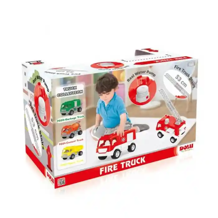 7022 İTFAİYE KAMYONU PENCELİ KUTUDA 38 CM