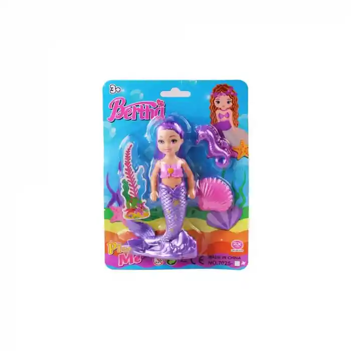 7025 KARTELA KÇK DENİZ KIZI BERTHA BEBEK -KZL