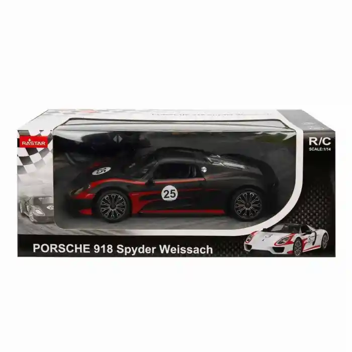 70710 1:14 Uzaktan Kumandalı Porsche 918 Spyder Weissach Işıklı Araba 32 cm