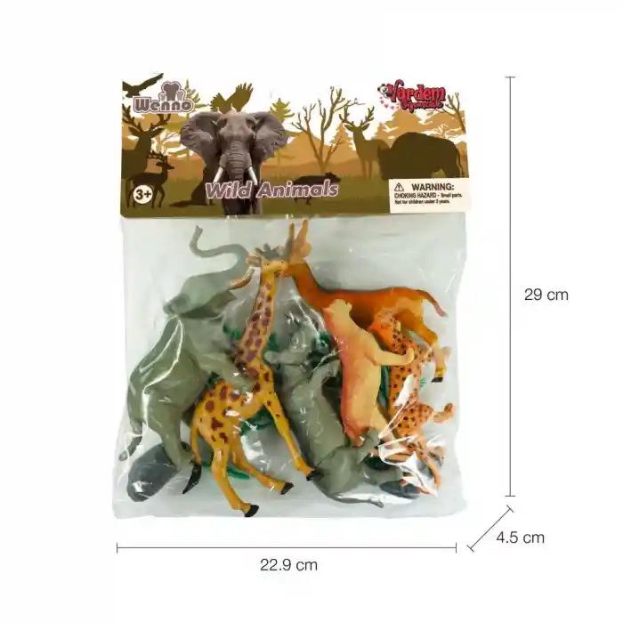 7141,7142,7143 Poşette 10 parça Hayvan Seti