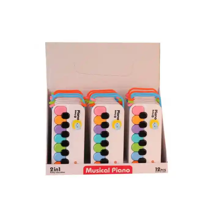 8881-1B DISPLAYDE RENKLİ BEYAZ PİYANO(Belirtilen fiyat, tekli satış için adet fiyatıdır)