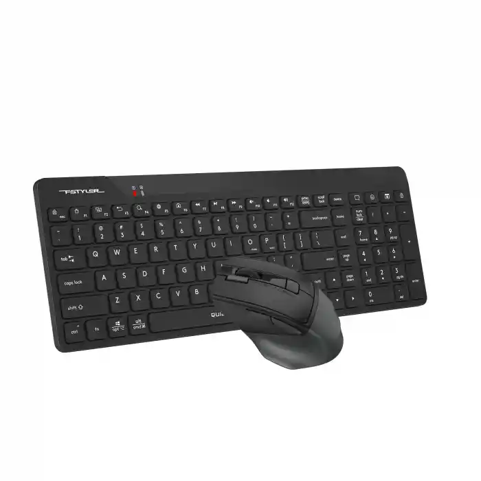 A4 TECH FG2400 AIR2 KABLOSUZ MULTİMEDYA SİYAH SESSİZ Q KLAVYE+MOUSE
