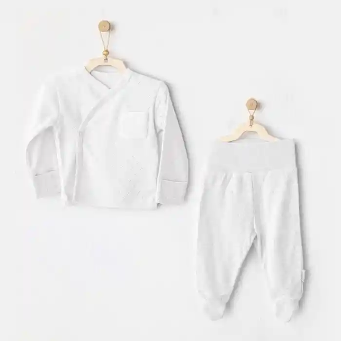 AC25557 Set 2Li Zıbın Takım White