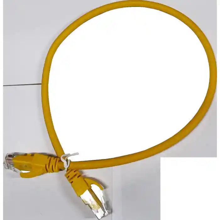 AGER AC-602-0025/Y 25CM UTP CAT6 PATCH KABLO SARI Cu, LSZH AWG 26/7