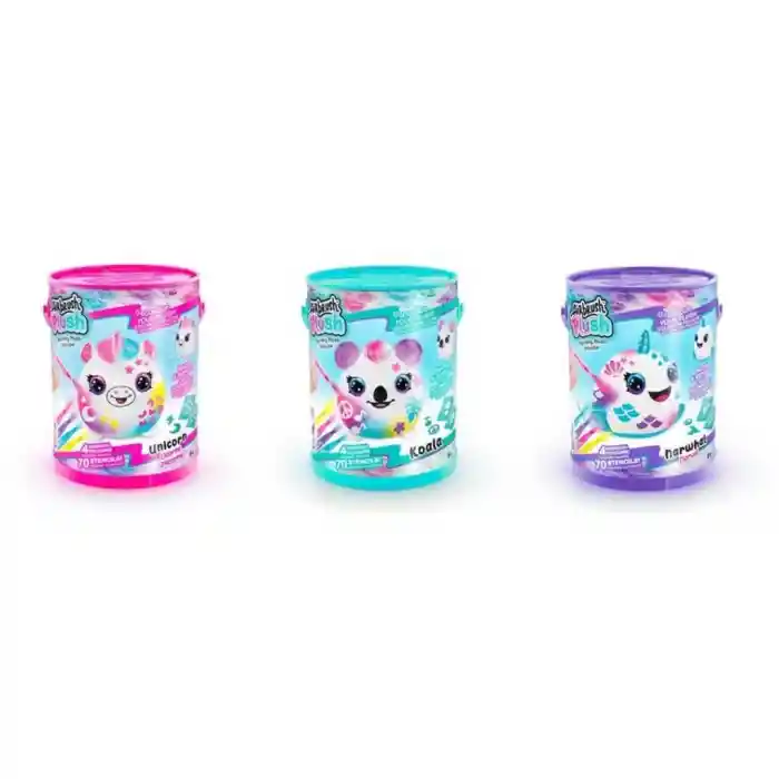 Peluş Squish Boya Kutusu Hobi Seti