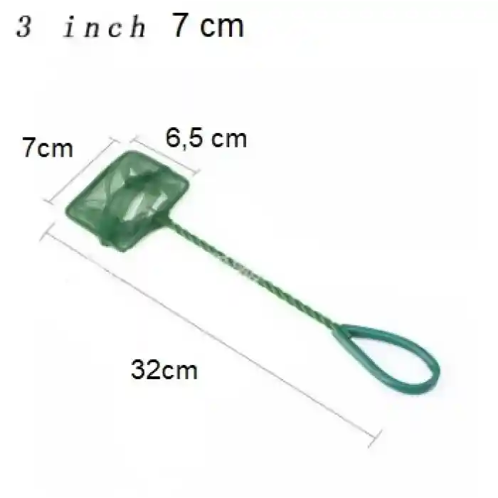 Akvaryum Balık Yakalama Kepçesi 3 inç 7 cm