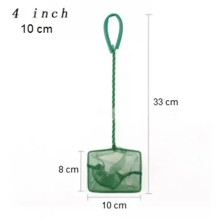 Akvaryum Balık Yakalama Kepçesi 4 inç 10 cm