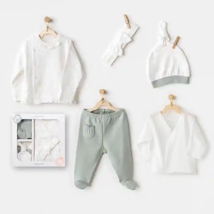 NessiWorld AC25130 Cute Bear Friends 5Li Hastane Çıkışı Green