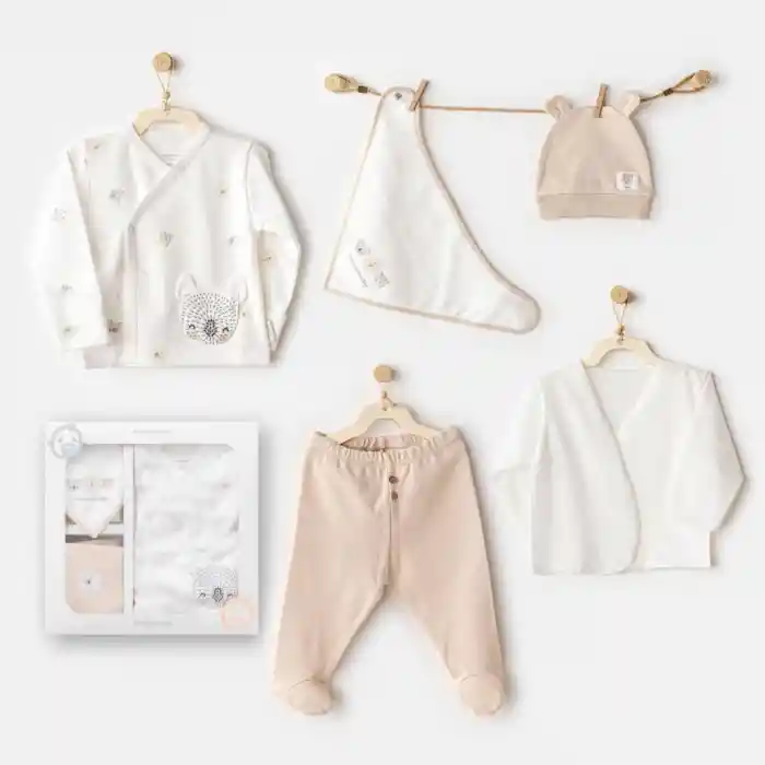 NessiWorld AC25850 Happy Animals 5Li Hastane Çıkışı Ekru