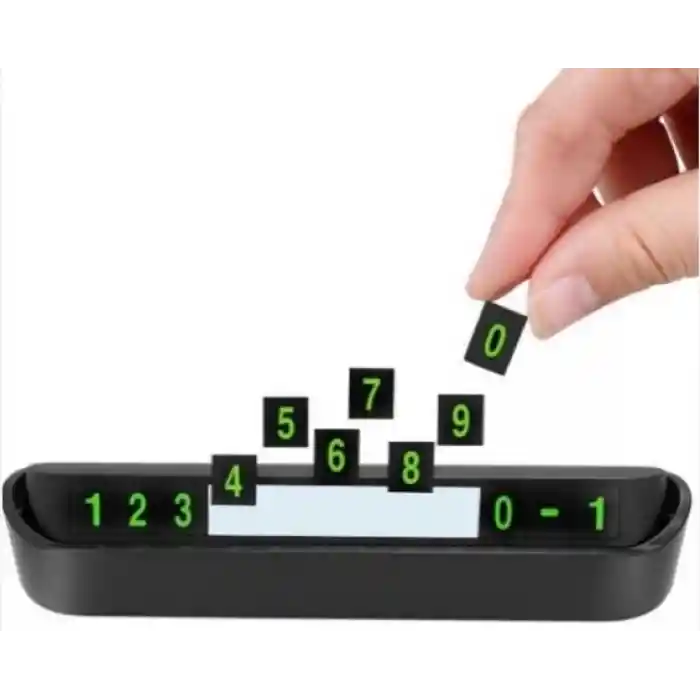 Araç Torpido Üstü Aç Kapa Fosforlu Numaratör