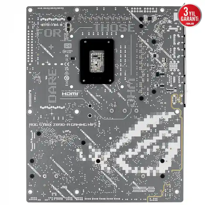 ASUS ROG STRIX Z890-A GAMING WIFI 4x DDR5 DP/HDMI 5x M.2 1x 2.5GLAN/WIFI7/BT 2x USB4 1851P ANAKART