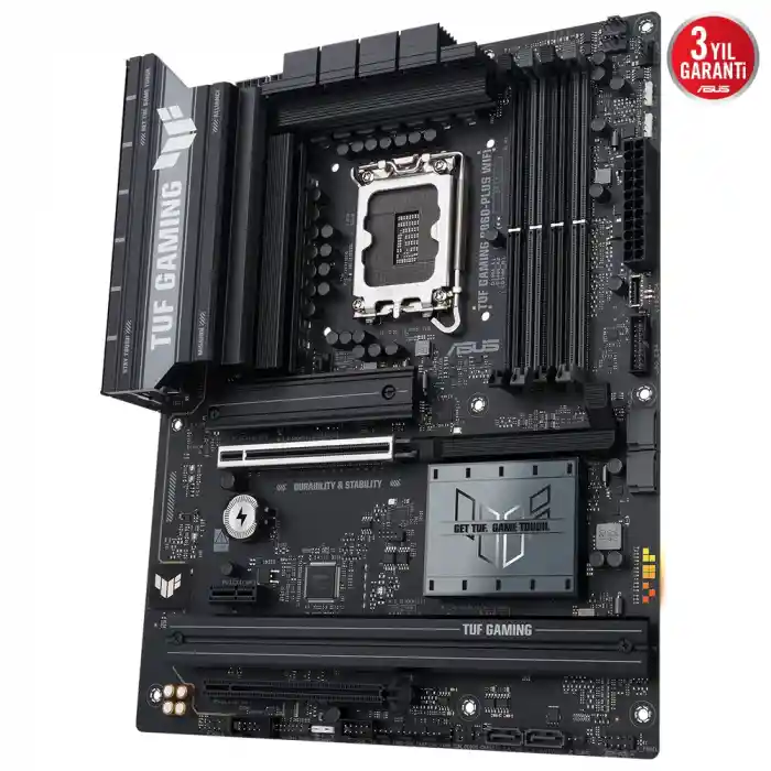 ASUS TUF GAMING B860-PLUS WIFI 4x DDR5 DP/HDMI 3x M.2 1x 2.5GLAN/WIFI7/BT USB3.2 1851P ANAKART