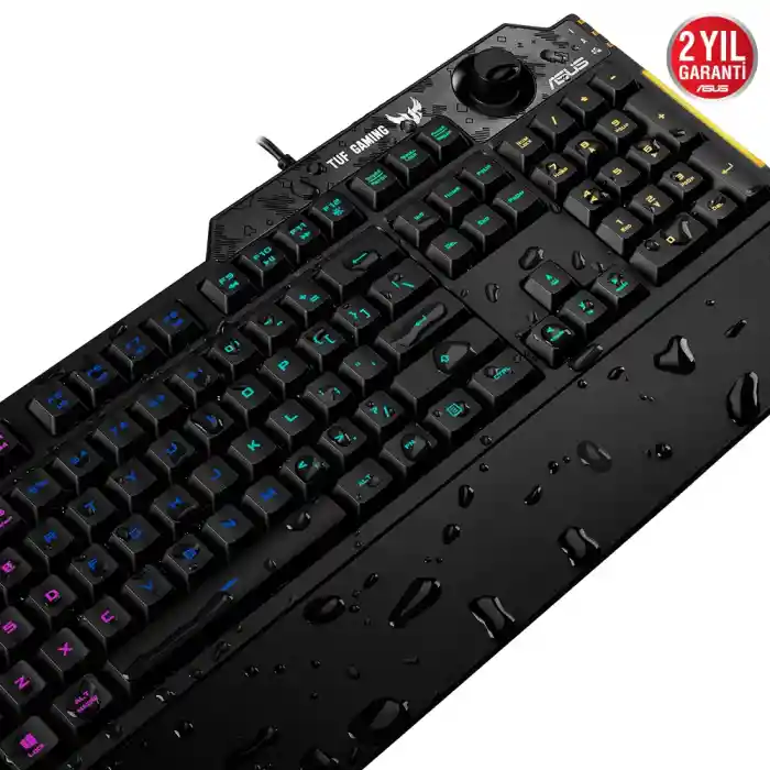 ASUS TUF GAMING K1 RGB MECH BRANE TR SİYAH USB TR GAMING KLAVYE Q
