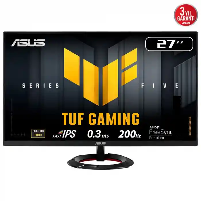 ASUS TUF GAMING VG279Q5R 27 0.3MS 200Hz HDMI/DP VESA IPS LED GAMING MONITOR