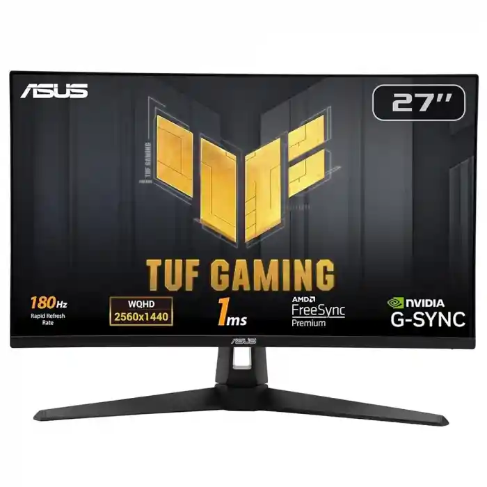 ASUS TUF GAMING VG27AQ3A 27 1MS 180Hz 2K 2560x1440 VGA/HDMI VESA IPS LED GAMING MONITOR