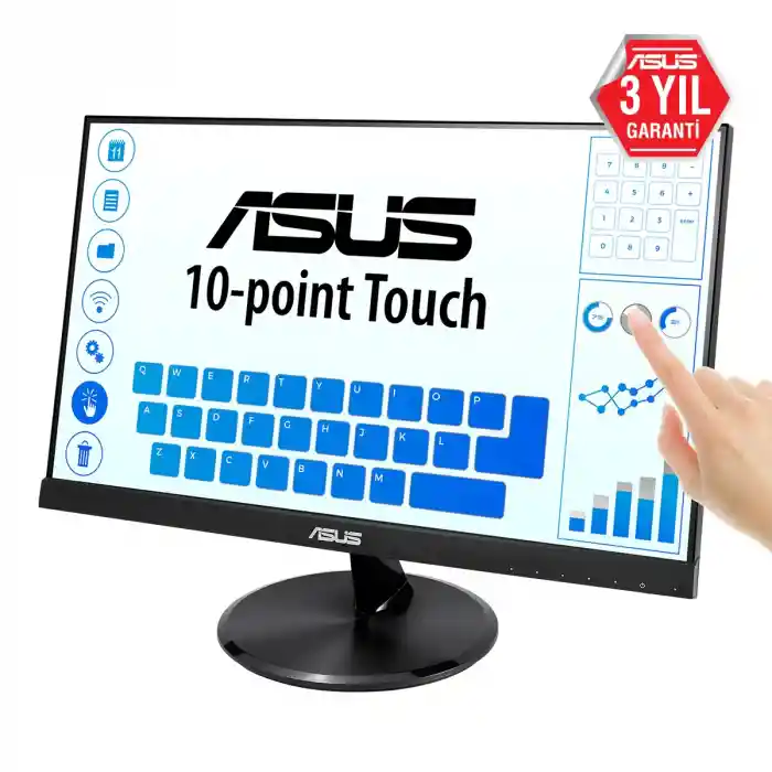 ASUS VT229H 21.5 5MS 1920x1080 VGA/HDMI VESA MM DOKUNMATİK LED MONITOR