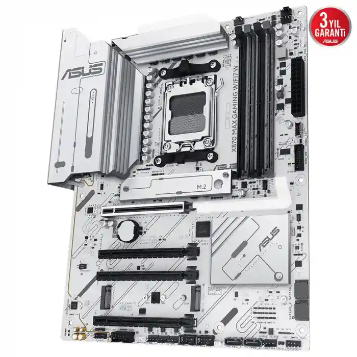 ASUS X870 MAX GAMING WIFI7 W 4xDDR5 HDMI+DP 3xM.2 AM5 ANAKART