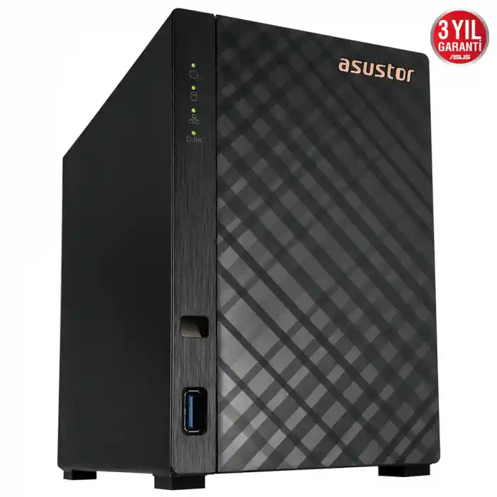 ASUSTOR AS1102TL 1GB 2 BAY 1xGLAN DEPOLAMA ÜNİTESİ