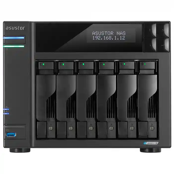 ASUSTOR AS6706T 8GB 6 BAY 1xGLAN DEPOLAMA ÜNİTESİ