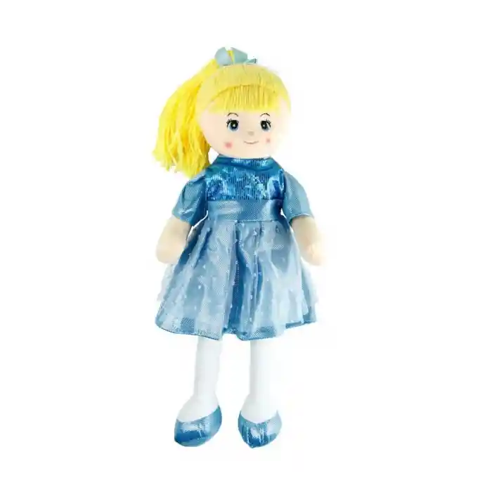 AY950C Parlak Elbiseli Bez Bebek 50 cm -Vardem