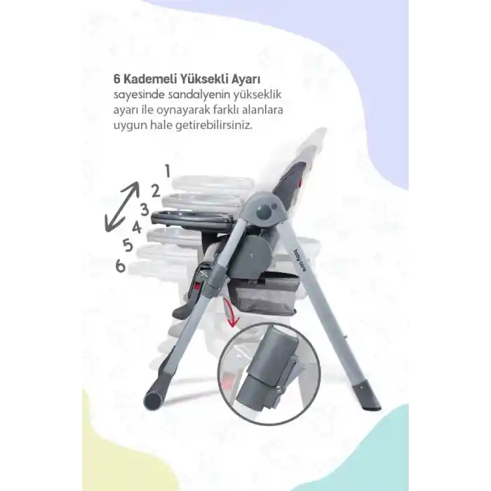 BC511 Flex Plus Mama Sandalyesi Antrasit
