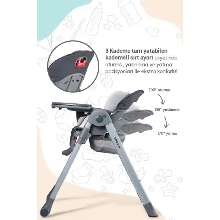 BC511 Flex Plus Mama Sandalyesi Antrasit
