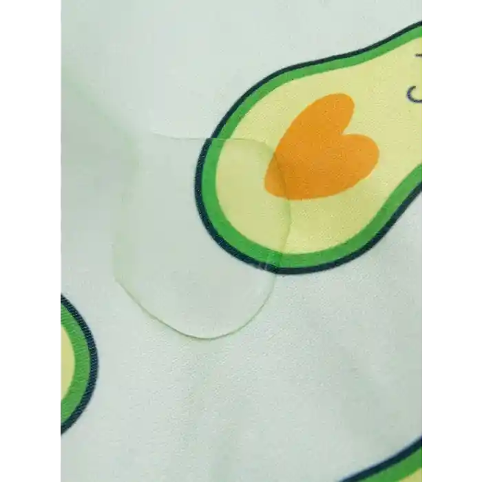 Baskılı BLW Kolsuz Önlük 788 Avokado