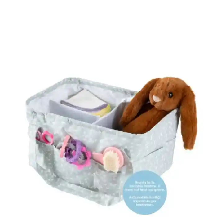 Katlamalı Anne & Bebek Organizer 795 Yeşil Çiçek