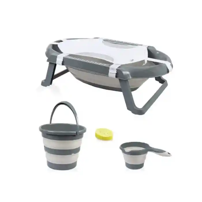 NessiWorld Katlanır Banyo 5Li Küvet Seti 596 Antrasit