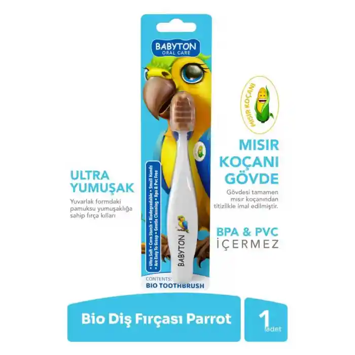 Bio Ultra Yumuşak Çocuk Diş Fırçası Papağan