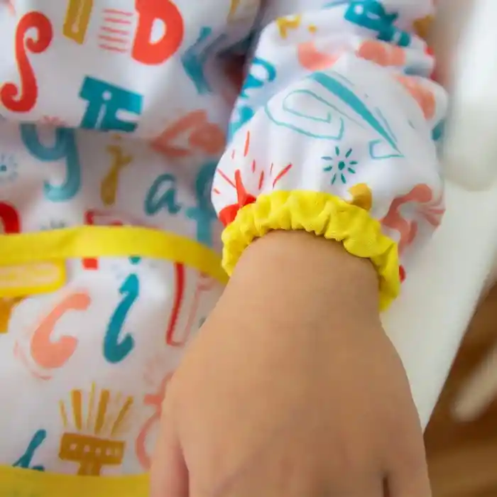 Baskılı BLW Kollu Önlük 784 Harf Desen